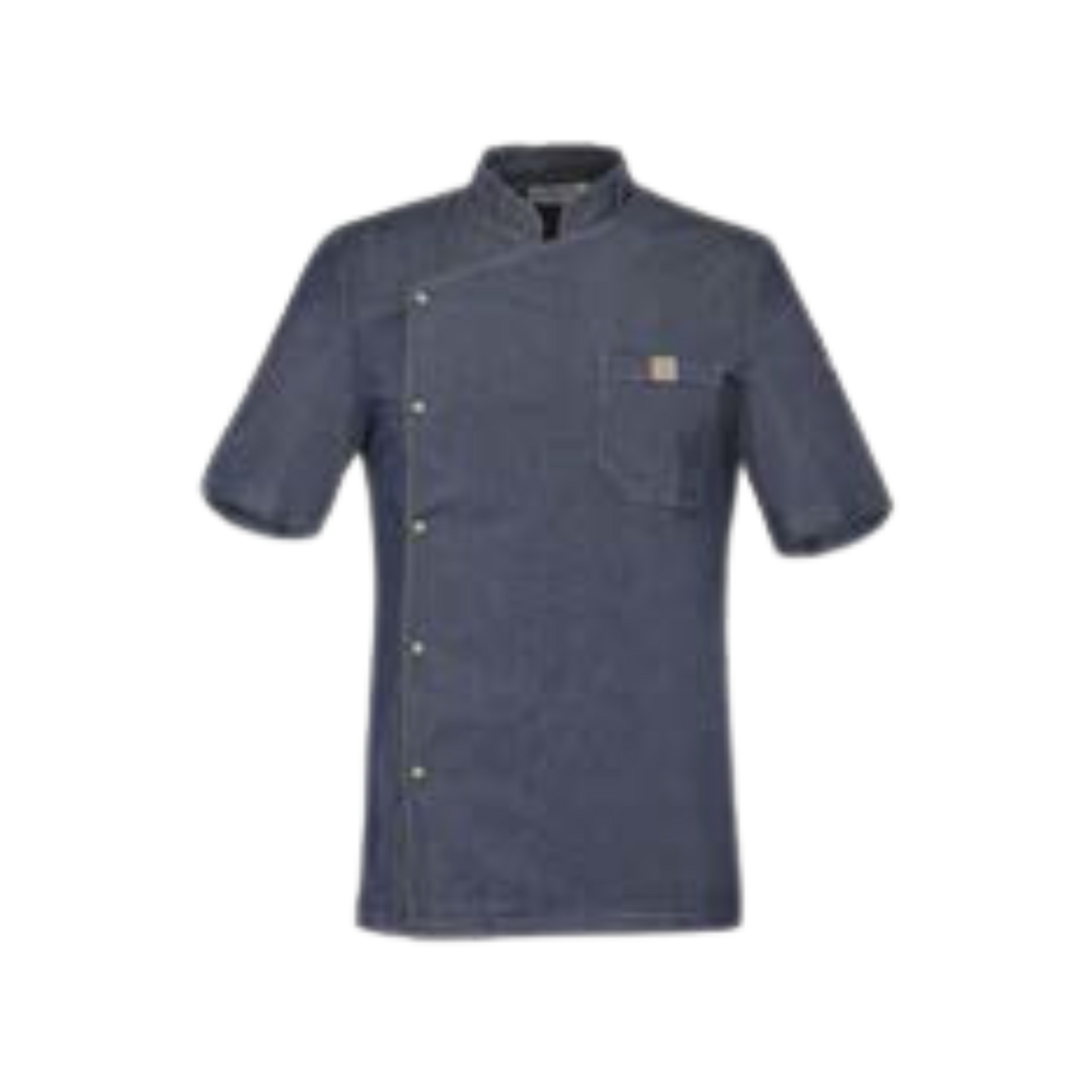 Veste de cuisine HSA Denim COUPE BROCA MC