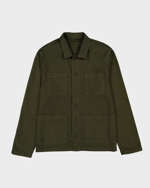Chemise de travail industrielle – Manches longues avec poches utilitaires