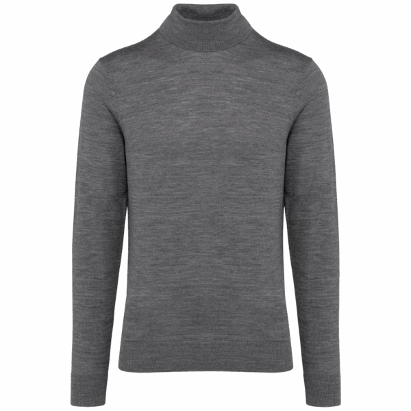 Pull Mérinos col roulé homme - PK912