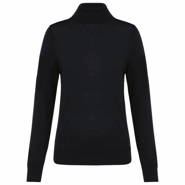 Pull Mérinos col roulé femme - PK913